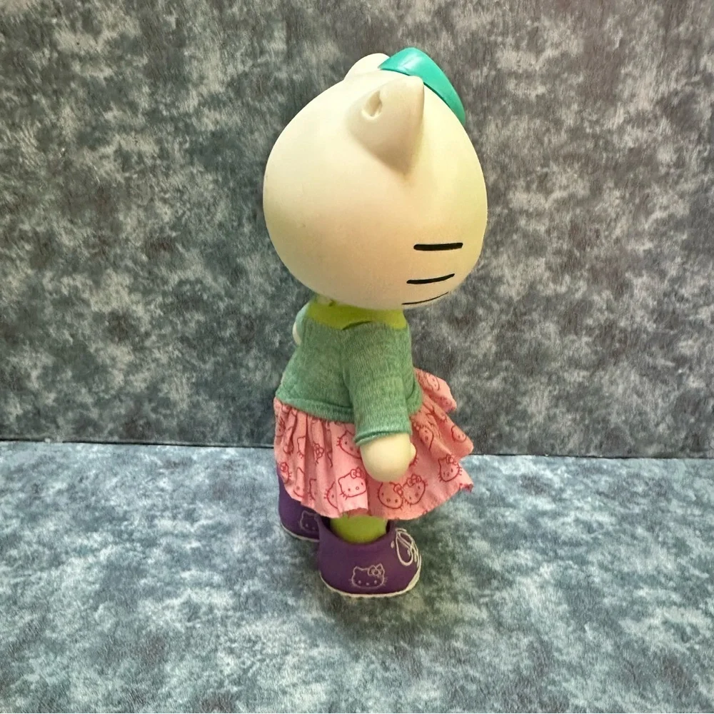Hello Kitty Doll with Pink Skirt and Teal Sweater